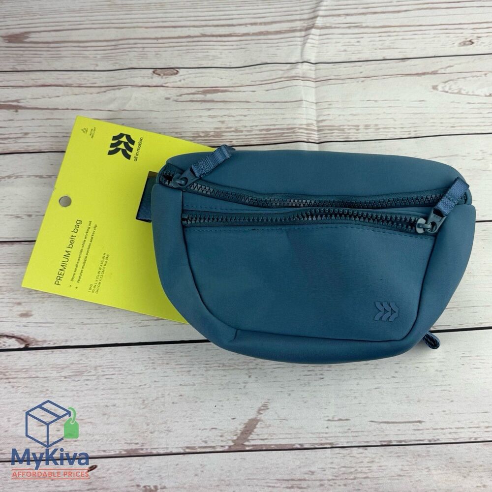 Belt Bag All In Motion Premium Navy Water Resistant Adjustable Strap